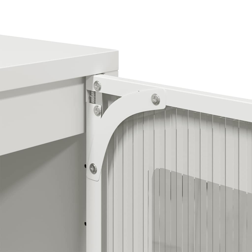 skænk 36x39x107 cm koldvalset stål hvid