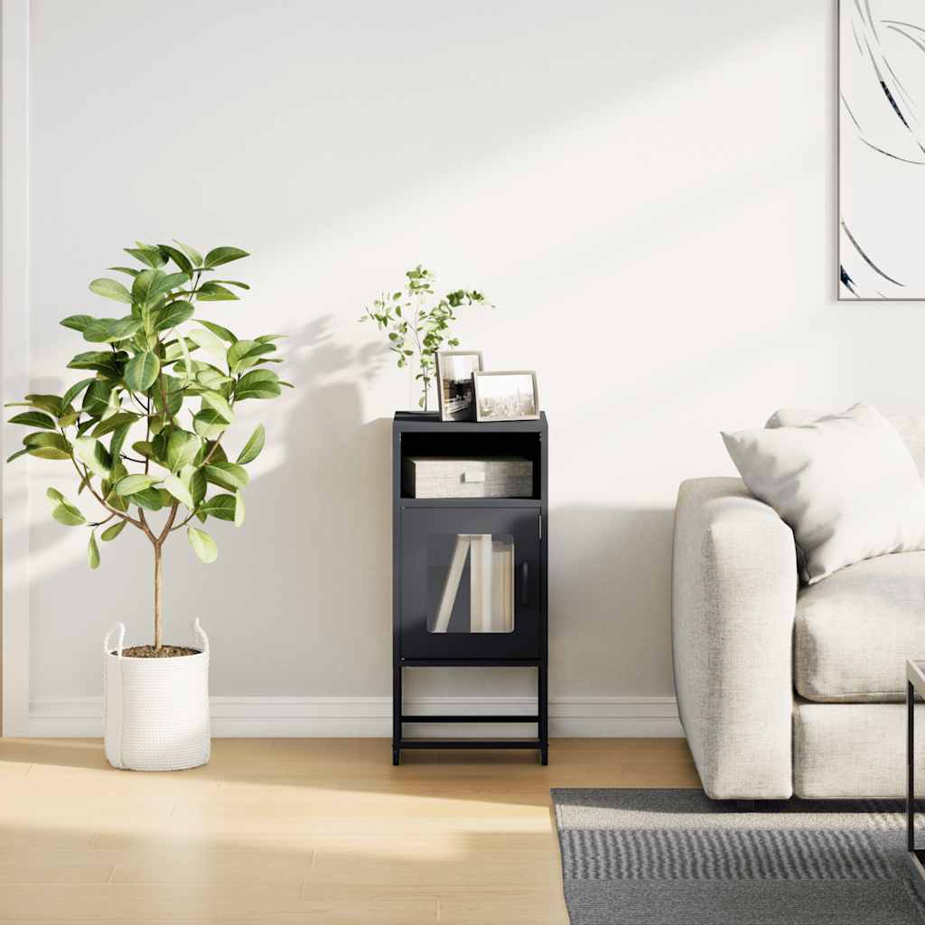 sengebord 36x39x78 cm koldvalset stål antracitgrå