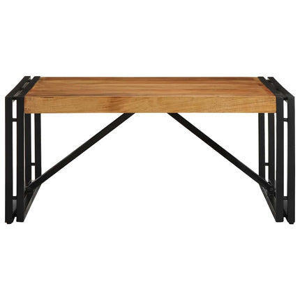 sofabord 80x80x35 cm massivt akacietræ