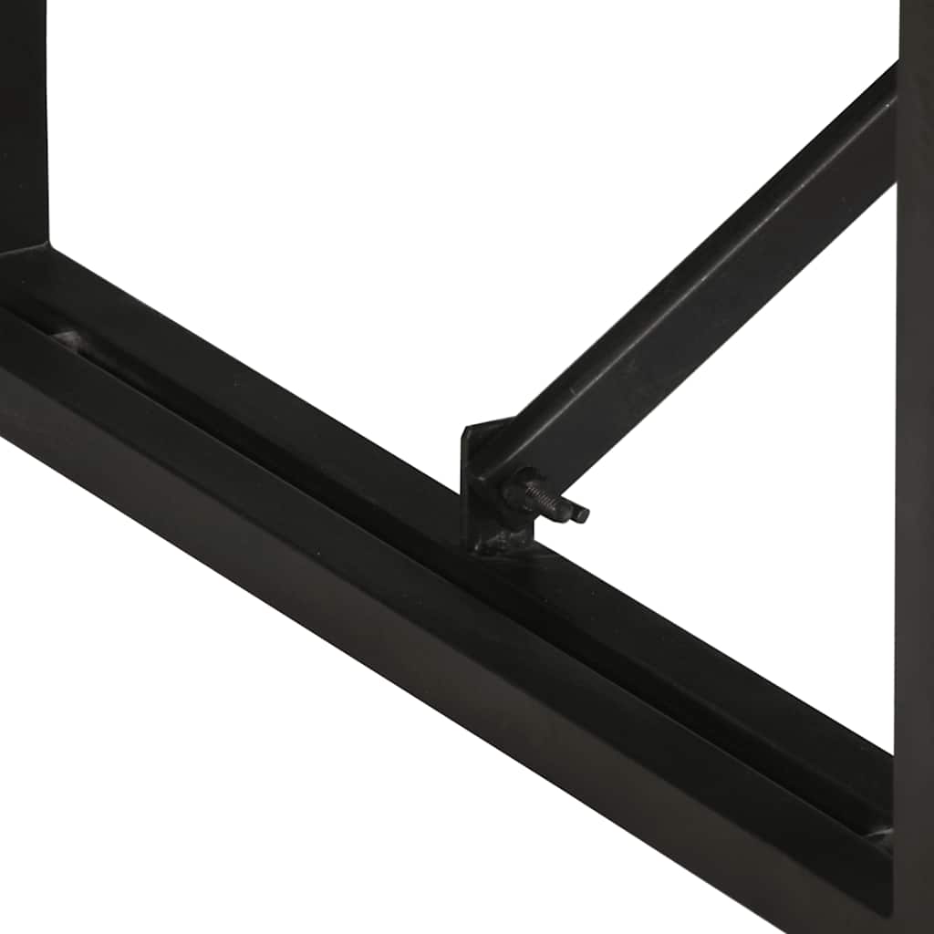 sofabord 100x50x35 cm massivt genbrugstræ flerfarvet