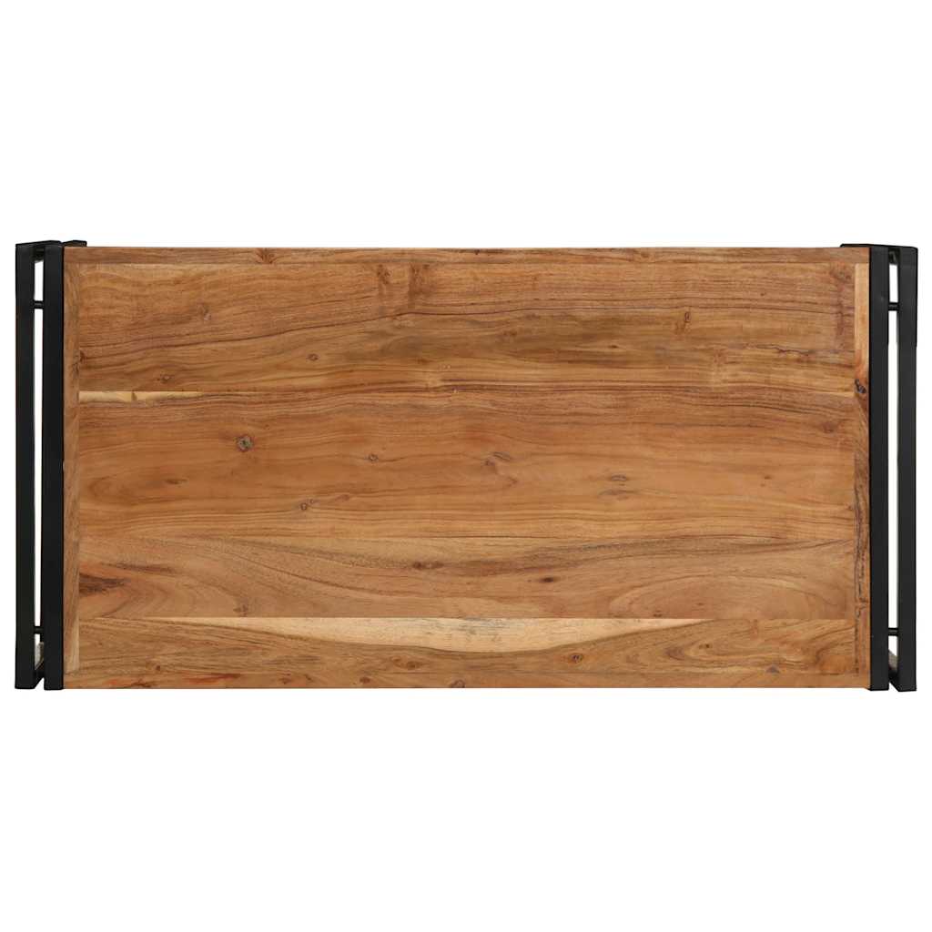 sofabord 100x50x35 cm massivt akacietræ