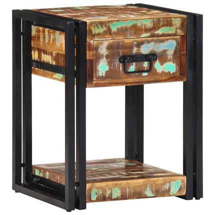 Natskab 2 pcs Flerfarvet 40 x 35 x 50 cm Solid genbrugs træ