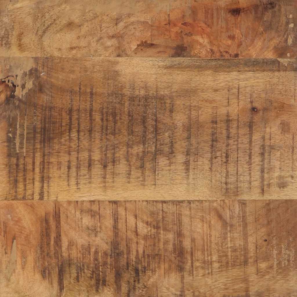 sengebord 40x40x59 cm massivt ru mangotræ