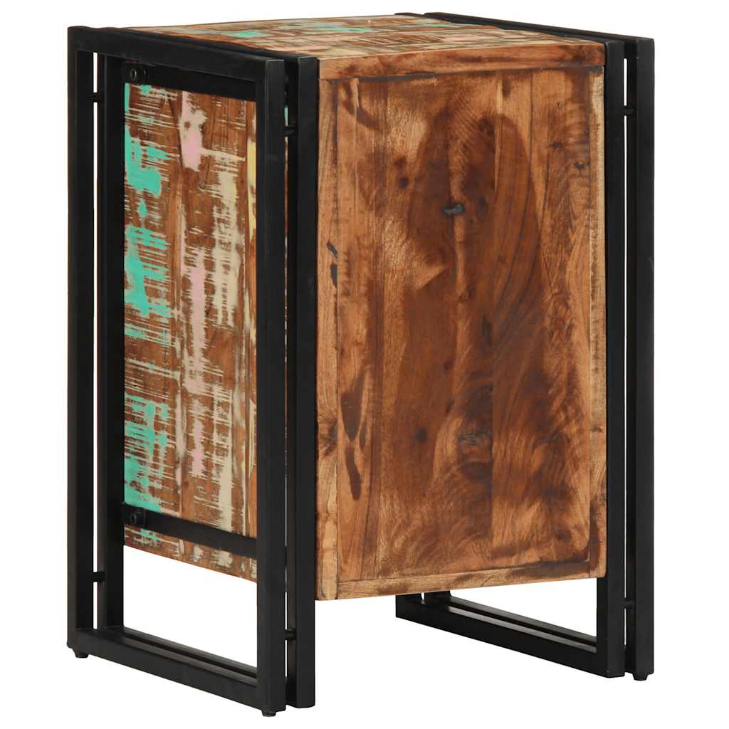 sengebord 40x40x59 cm massivt genbrugstræ