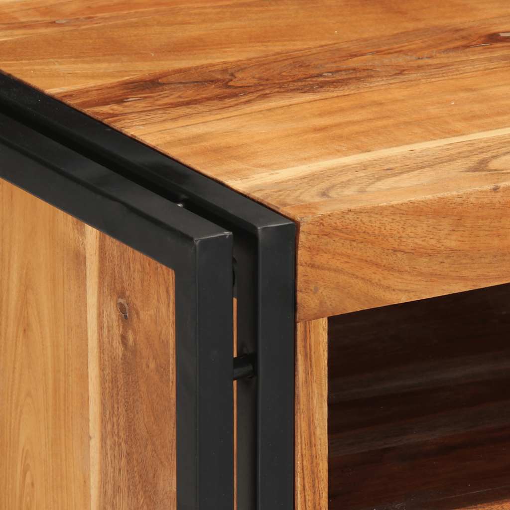 sengebord 40x40x59 cm massivt akacietræ