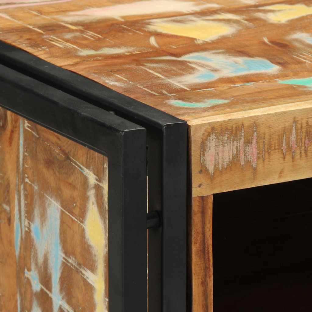 sengebord 40x40x59 cm massivt genbrugstræ