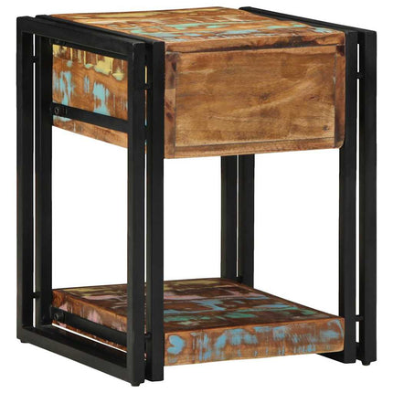 Natskab 2 pcs Flerfarvet 40 x 40 x 50 cm Solid genbrugs træ