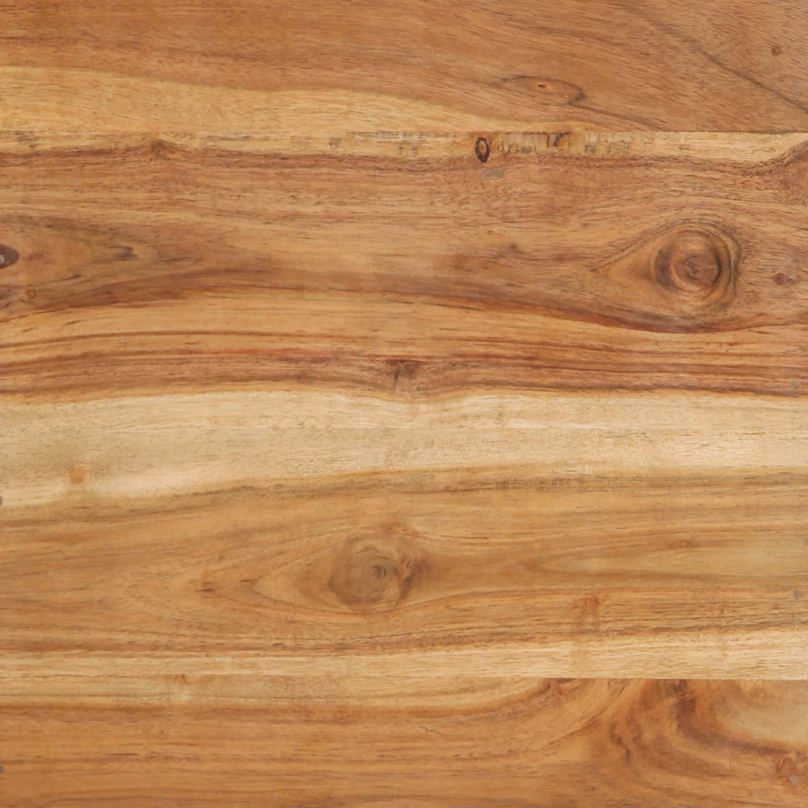 Endebord Brun og sort 40 x 40 x 50 cm Massivt Akacietræ