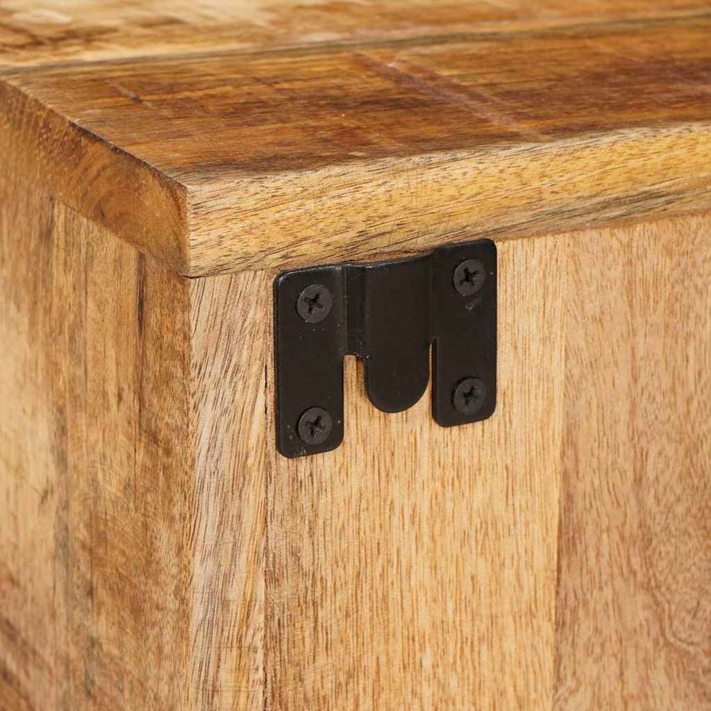 Sengebord 2 pcs Brun 35 x 33 x 48 cm Massivt mangotræ