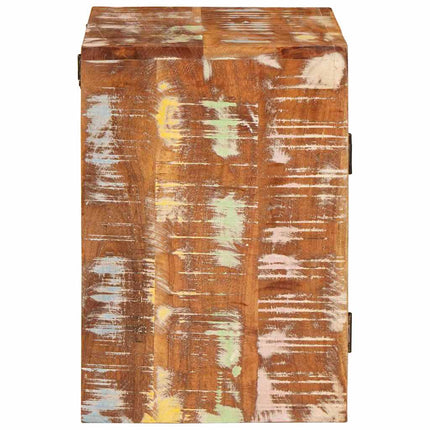Sengebord 2 pcs Brun 35 x 33 x 48 cm Massivt genbrugstræ