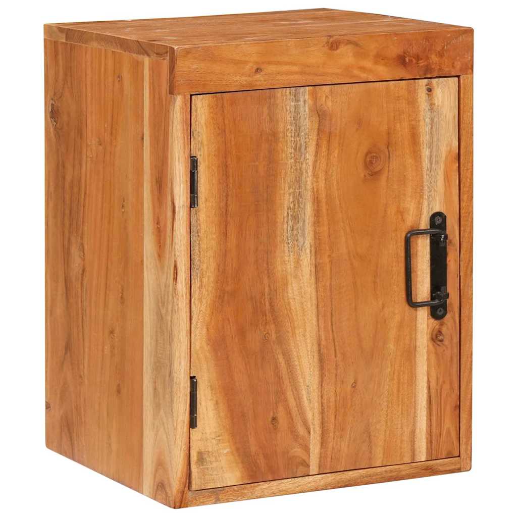 Sengebord 2 pcs Brun 35 x 33 x 48 cm Massivt træ akacie