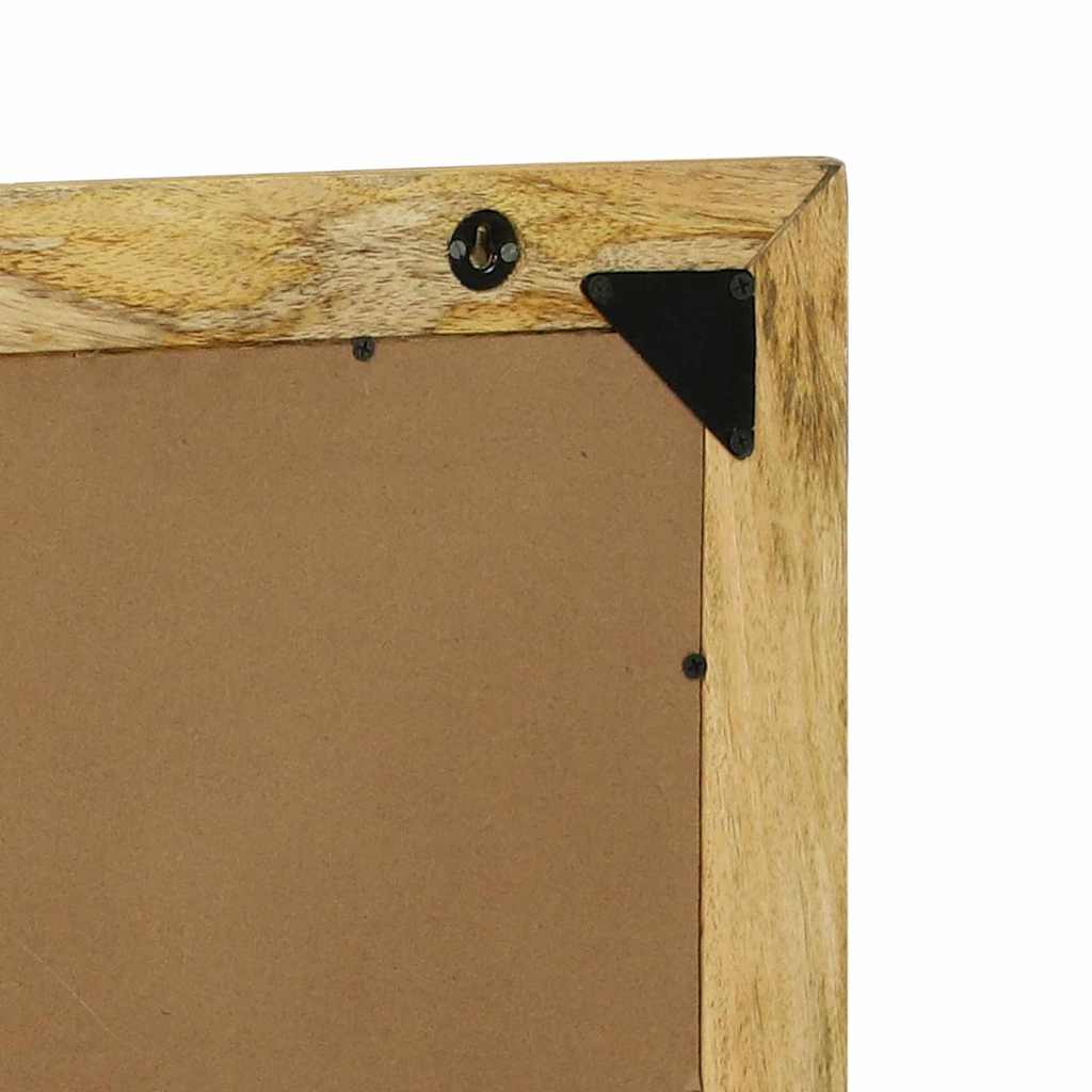 Badeværelsesspejl Brun 50 x 22 x 70 cm Massivt groft mango træ