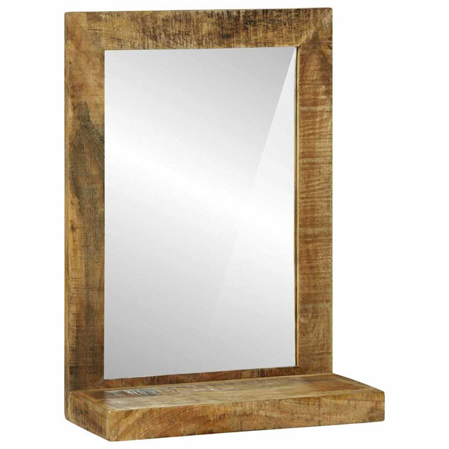 Badeværelsesspejl Brun 50 x 22 x 70 cm Massivt mangotræ