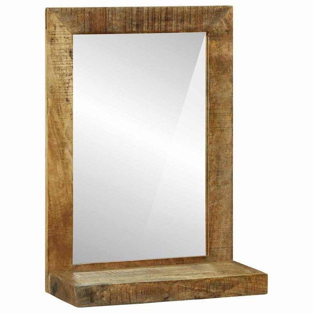 Badeværelsesspejl Brun 50 x 22 x 70 cm Massivt mangotræ