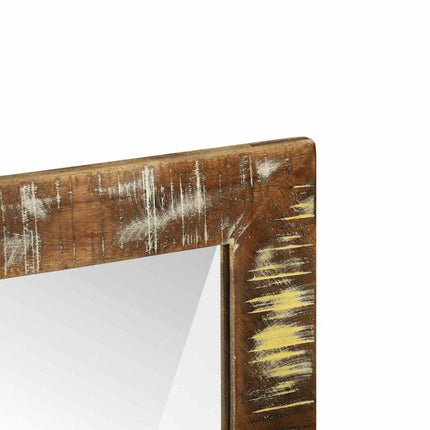 Badeværelsesspejl Brun 50 x 22 x 70 cm Solid genbrugs træ