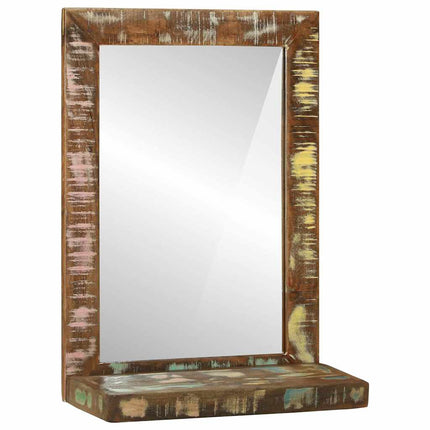 Badeværelsesspejl Brun 50 x 22 x 70 cm Solid genbrugs træ