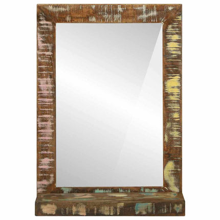 Badeværelsesspejl Brun 50 x 22 x 70 cm Solid genbrugs træ