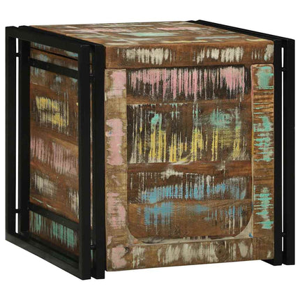 Opbevaringskasse 50 x 50 x 50 cm Solid genbrugs træ
