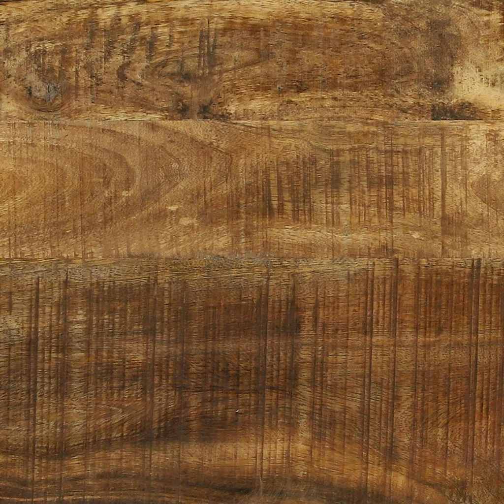 Vinfad 2 pcs Brun og sort 46 x 35 x 27,5 cm Massivt mangotræ