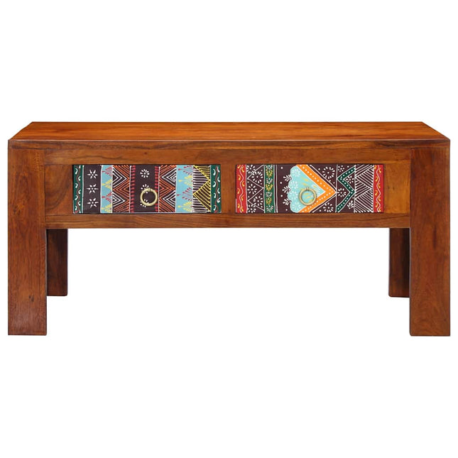 sofabord 90x50x40 cm massivt akacietræ