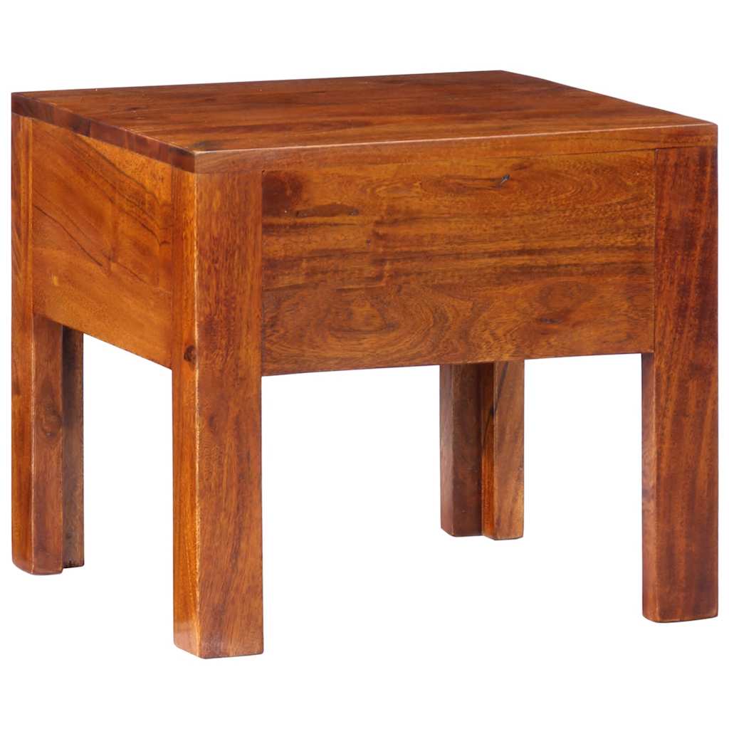 sengebord 40x40x36 cm massivt akacietræ