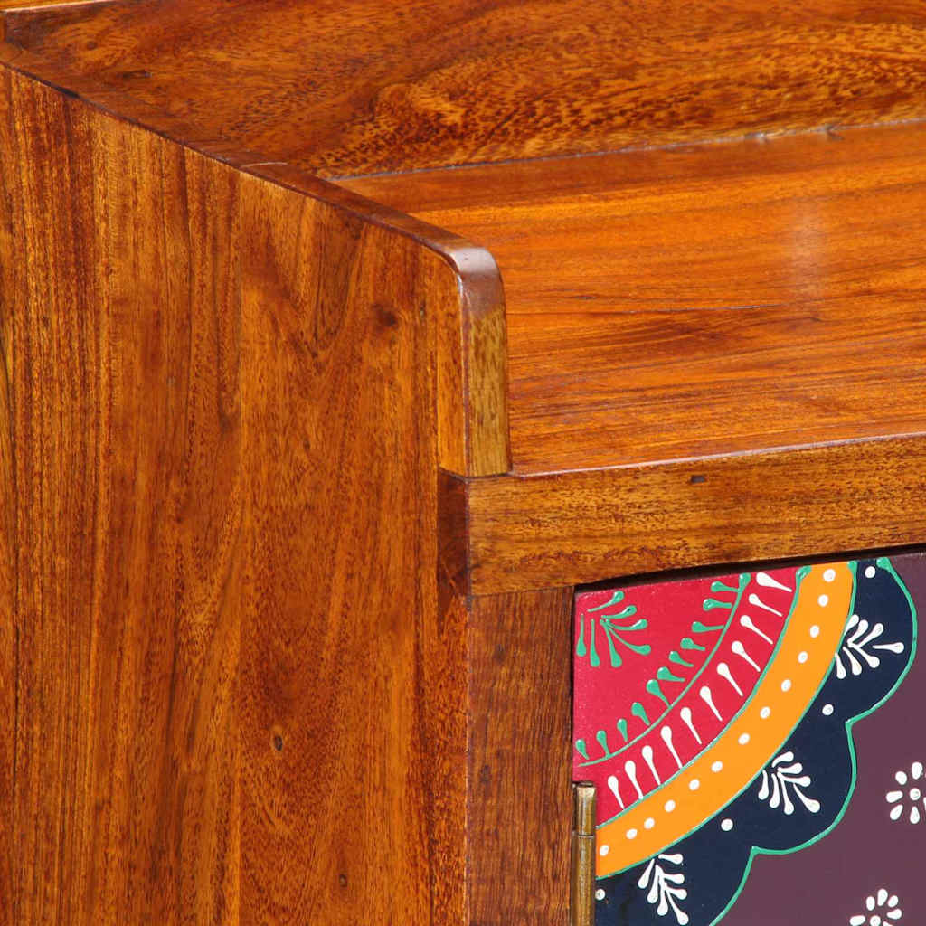 Sko skab med hylde Brun 55 x 35 x 75 cm Massivt Akacietræ