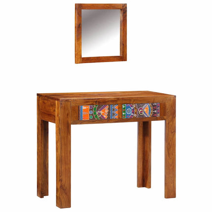 Klædeskab Brun 90 x 45 x 75 cm Massivt Akacietræ