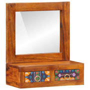 Vægskab med skuffe Brun 40 x 20 x 50 cm Massivt akacietræ