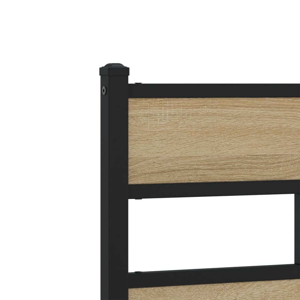 sengeramme uden madras 107x203 cm metal sonoma-eg