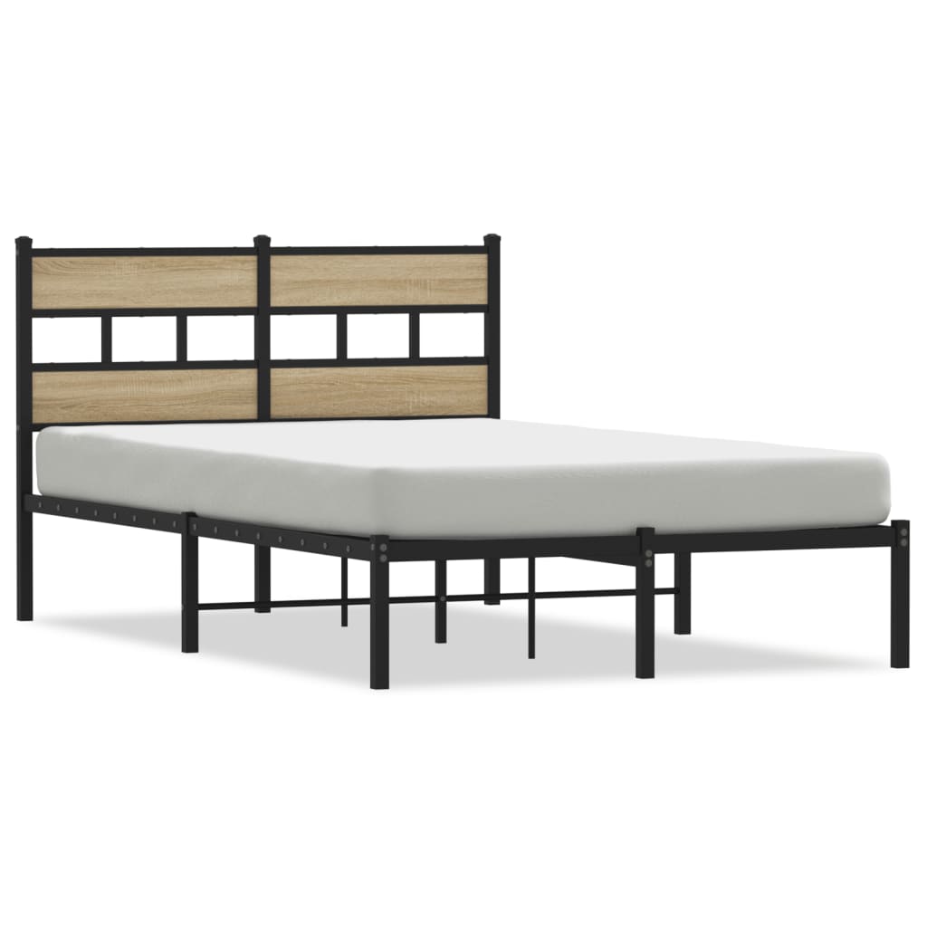 sengeramme uden madras 120x190 cm metal sonoma-eg