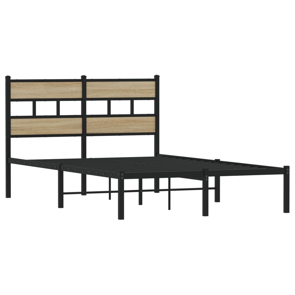 sengeramme uden madras 120x190 cm metal sonoma-eg