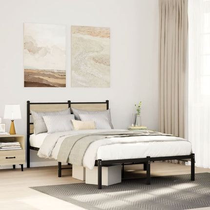 sengeramme uden madras 120x190 cm metal sonoma-eg