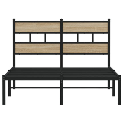 sengeramme uden madras 120x200 cm metal sonoma-eg