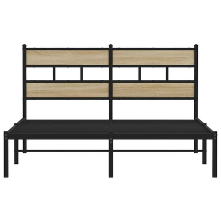 sengeramme uden madras 135x190 cm metal sonoma-eg