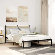 sengeramme uden madras 135x190 cm metal sonoma-eg