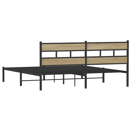 sengeramme uden madras 180x200 cm metal sonoma-eg