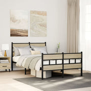 sengeramme uden madras 120x190 cm metal sonoma-eg