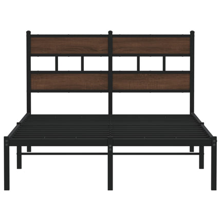 sengeramme m. sengegavl 120x190 cm uden madras brunt eg