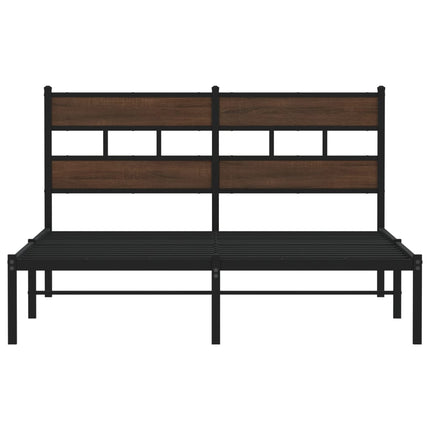 sengeramme m. sengegavl 160x200 cm uden madras brunt eg