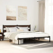 sengeramme m. sengegavl 190x200 cm uden madras brunt eg