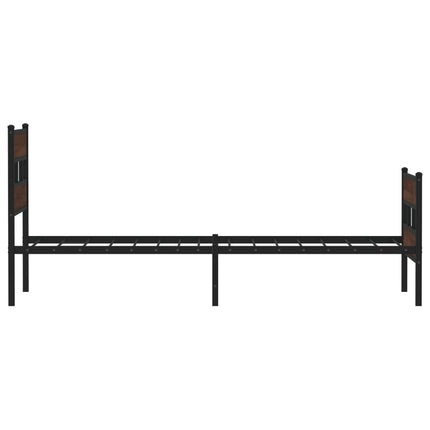 sengeramme m. sengegavl 80x200 cm uden madras brunt eg