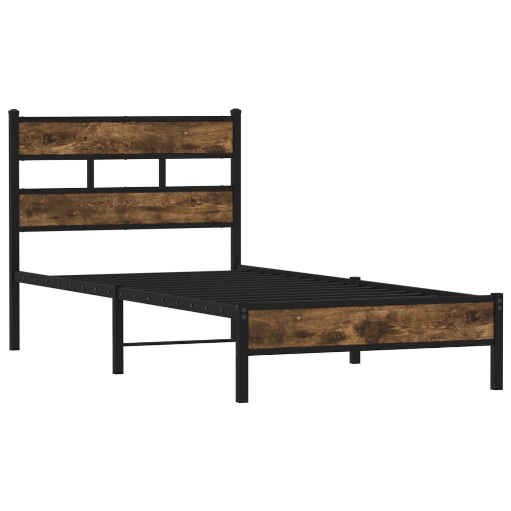 sengeramme m. sengegavl 80x200 cm uden madras sonoma-eg