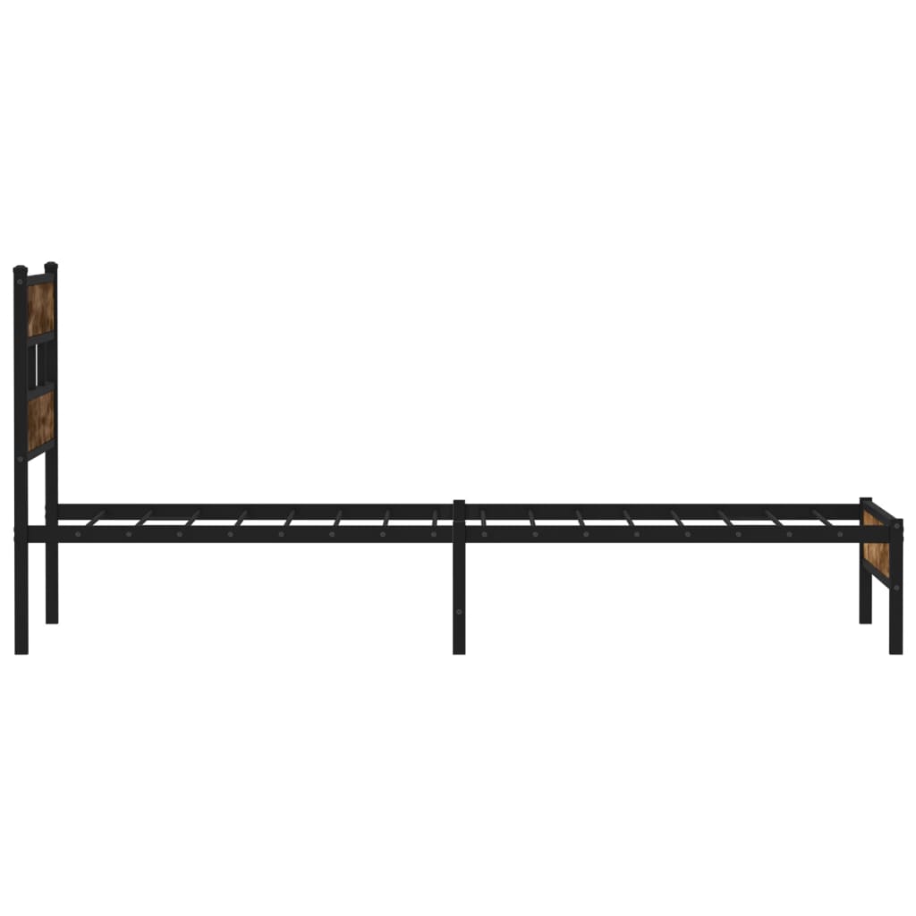 sengeramme m. sengegavl 80x200 cm uden madras sonoma-eg
