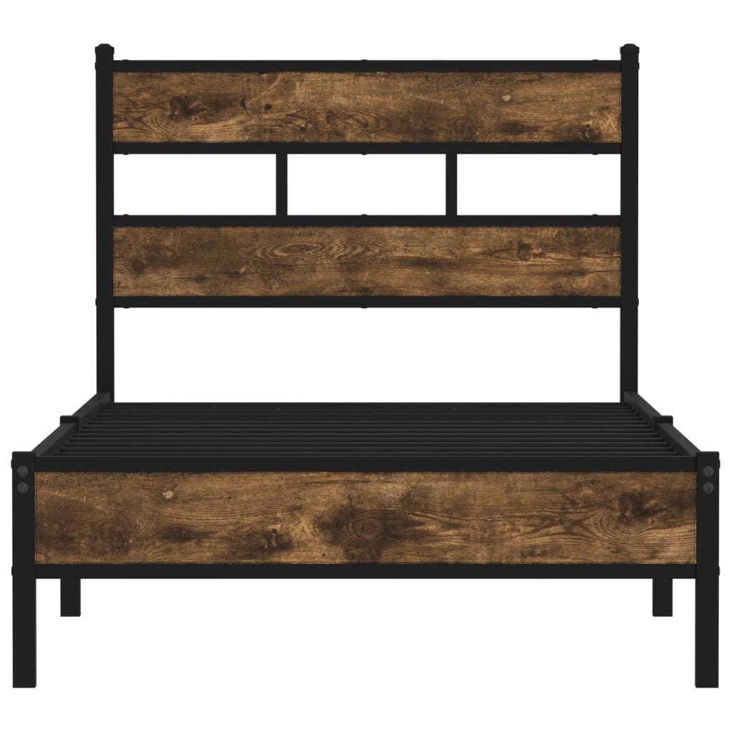 sengeramme m. sengegavl 90x190 cm uden madras sonoma-eg