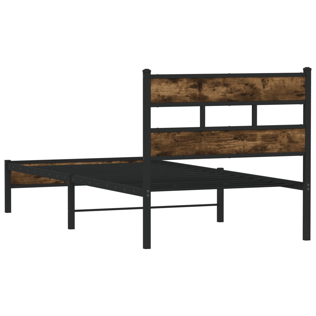 sengeramme m. sengegavl 90x190 cm uden madras sonoma-eg