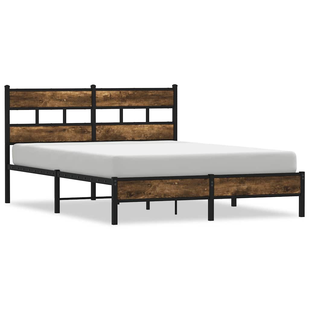 sengeramme m. sengegavl 137x190 cm uden madras sonoma-eg
