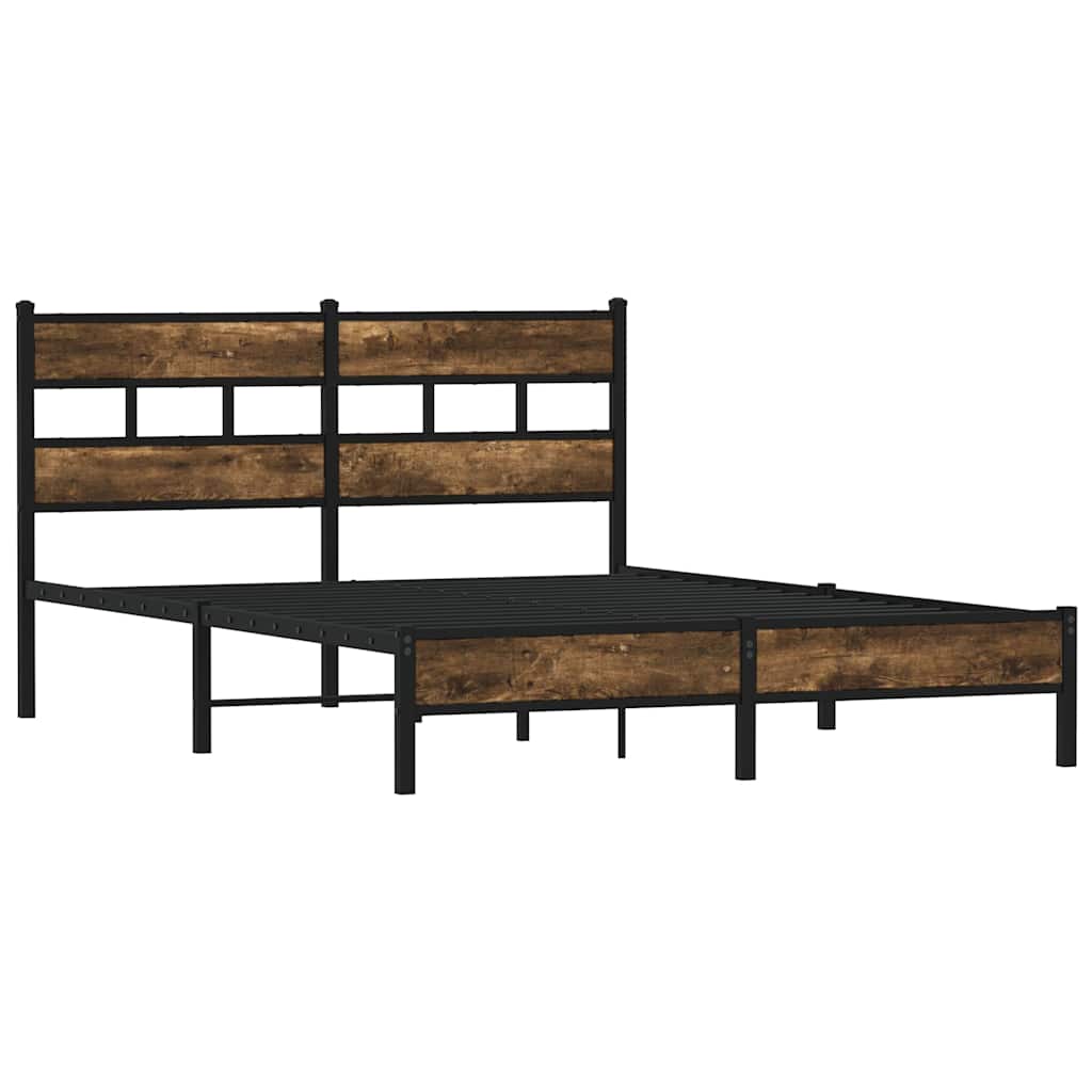 sengeramme m. sengegavl 137x190 cm uden madras sonoma-eg