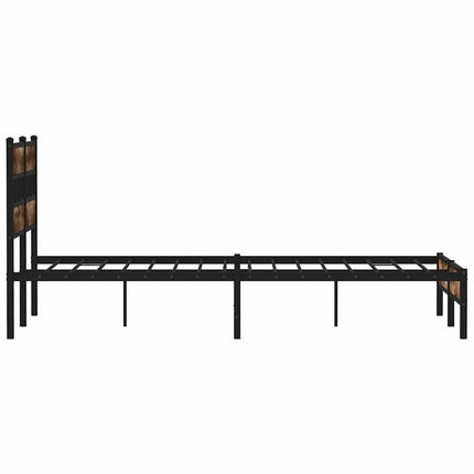 sengeramme m. sengegavl 137x190 cm uden madras sonoma-eg