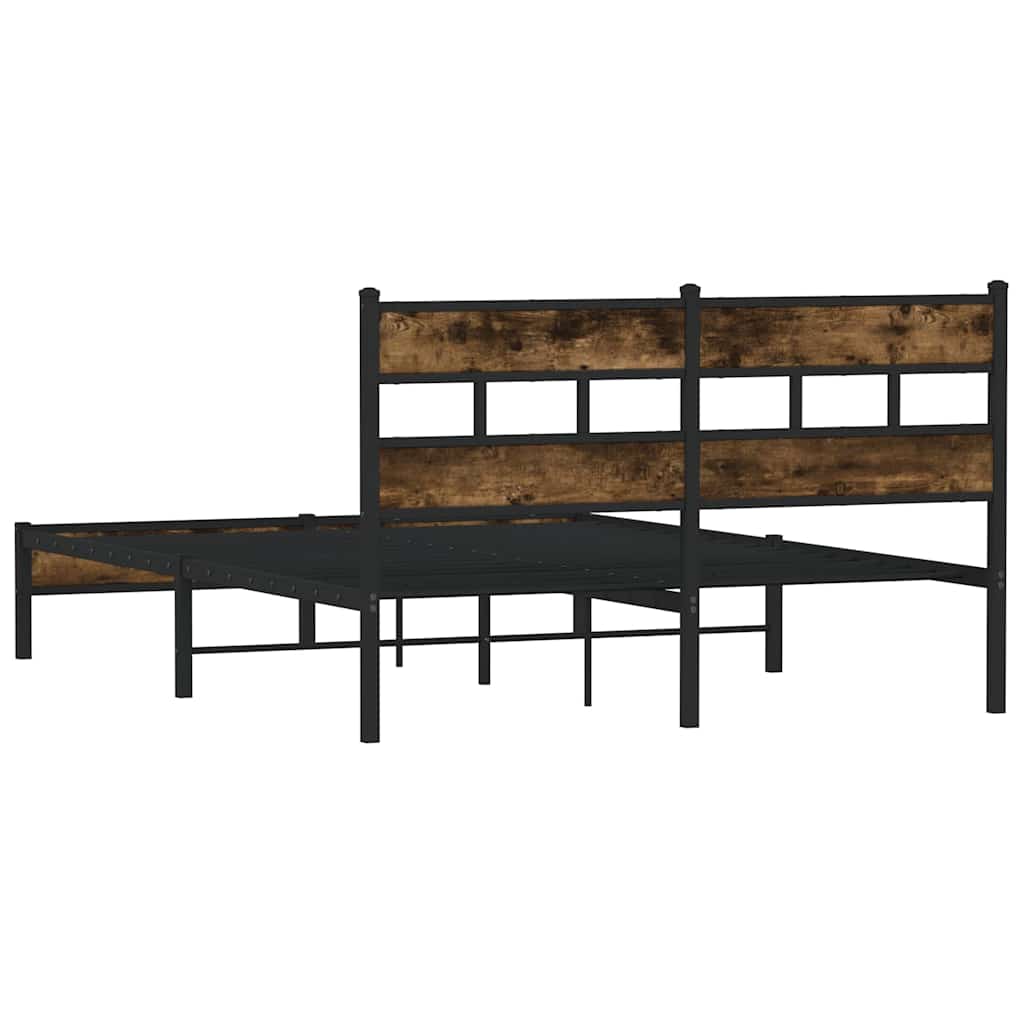 sengeramme m. sengegavl 137x190 cm uden madras sonoma-eg