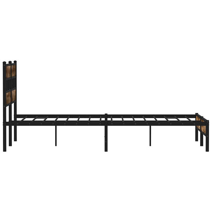 sengeramme m. sengegavl 160x200 cm uden madras sonoma-eg